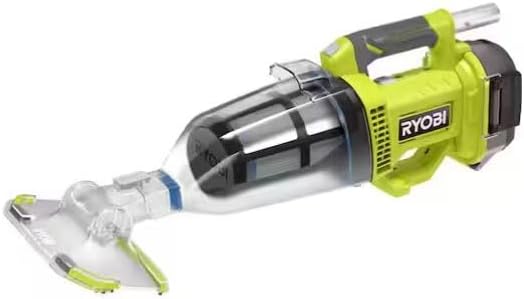 RYOBI ONE+ 18V Handheld Cordless Pool Vacuum Cleaner (Tool Only) with Floor Head (Renewed)