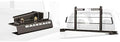 RealTruck Backrack Original, Shortened Rack Frame + Hardware Kit for use w/Wide-Top Tonneau Cover, Combo | Black, No Drill | 15024 & 50123 | Fits 2015-2025 Ford F-150