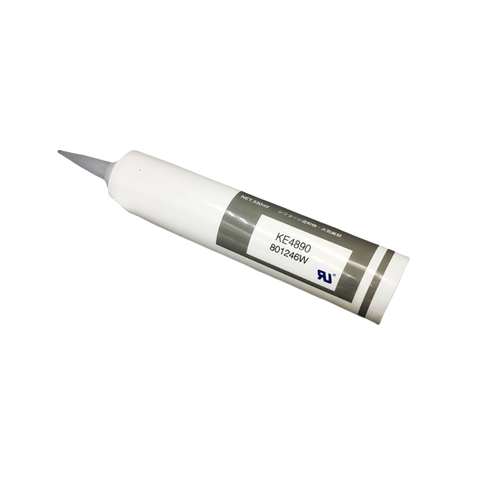 Shin-ETSU KE4890 sealant, high Temperature Protection, Silicone Electronic Component Fixing Adhesive, Insulating Flame Retardant Adhesive for 330ml