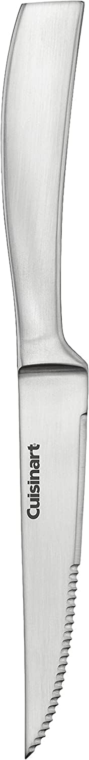 CUISINART Block Knife Set, 15pc Cutlery Knife Set with Steel Blades for Precise Cutting , Lightweight, Stainless Steel, Durable & Dishwasher Safe, C99SS-15P