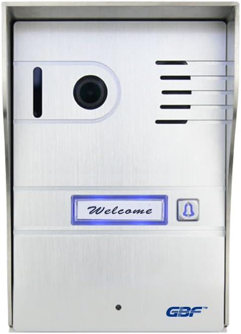 GBF Smart Video Door Phone & Doorbell Smart Intercom System (PL963M-POE)- 1080P Camera, Built in POE, Control Two Locks remotely, Timed Unlock, RJ45 Cable Connection or WiFi Bridge Connection