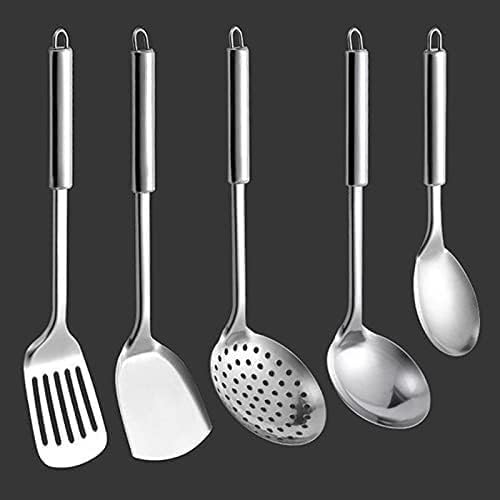 Kitchen Utensils Set, Cooking Utensils Set Stainless Steel Kitchen Cooking Utensil Set Cookware Colander Spoon Spatula Shovel Nonstick Cookware Set