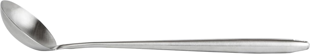 Restaurantware Stainless Steel Wok Ladle 10 Count 17 Inch Long Handle Cooking Utensil, Heat-Resistant, Dishwasher-Friendly Wok Accessory, Silver Kitchen Tool for Sauces and Soups