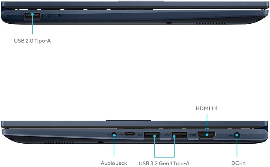 ASUS Vivobook 14 Laptop 2025 14' FHD 1920 x 1080 Display Intel Core i5-1334U, 10-core, Intel Iris Xe Graphics, 16GB DDR4, 512GB SSD, Wi-Fi 5, Bluetooth 5, 720p HD Camera, Windows 11 Home