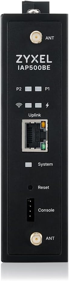 Zyxel WiFi 7 BE5000 Wireless Access Point | Industrial Robust Product Design | 4-Stream Dual-Radio | Flexible Installation | Nebula App, Cloud, Controller, or Standalone | TAA Compliant [IAP500BE]