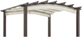 Garden Winds Replacement Canopy for The Hampton Bay Arched Pergola - Standard 350 - Stripe Stone