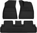 Auto Parts Compatible with Tesla Model 3 2024 Highland XPE Floor Mats All Weather Car Floor Mats Front Rear Frunk Cargo Liner Set Anti Slip Waterproof(3PCS RHD)