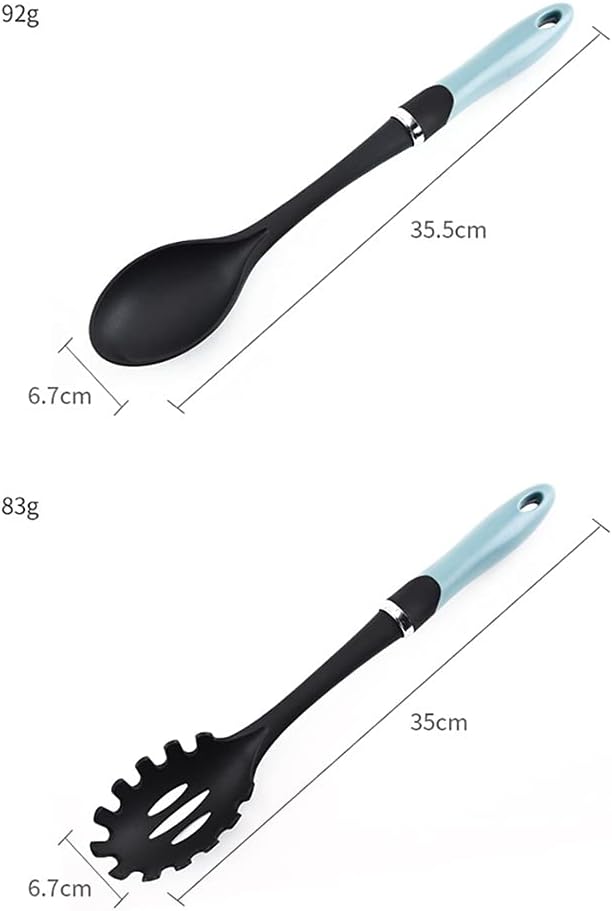 8pcs Nylon Cooking Tools Kitchen Utensils Set Quality Handles Cooking Tool Non Toxic Kitchen Gadgets Nonstick Cookware