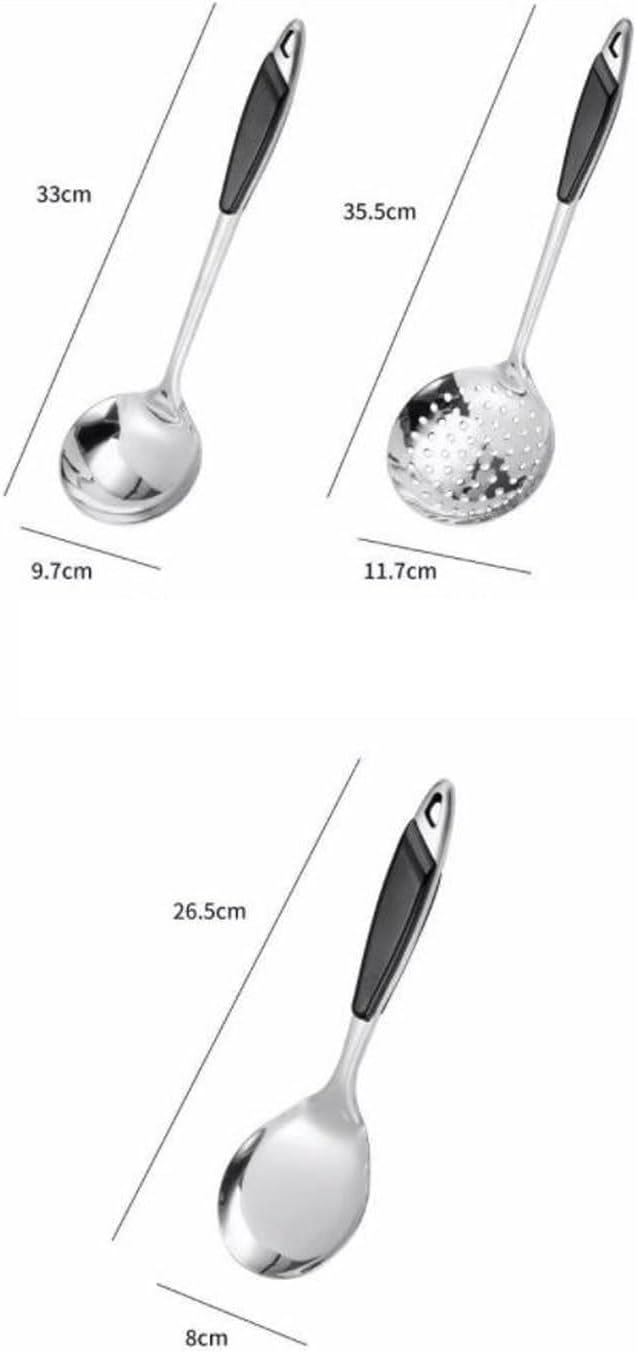 Cookware Dining Gadgets Spoons for Cooking Spatulas Stainless Steel Cooking Utensils Spatulas Spoons Kitchen Tools 5 Pieces Sets
