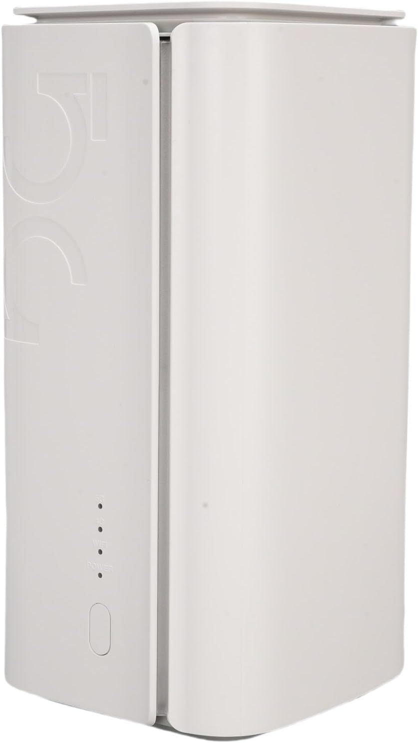 Tangxi 5G CPE Router with SIM Card Slot, 2.4G 5.8G Dual Band WiFi 6 Wireless Router High Speed for NR NSA SA 5G Cellular Network (US Plug)