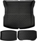 Auto Parts Compatible with Tesla Model 3 2024 Highland XPE Floor Mats All Weather Car Floor Mats Front Rear Frunk Cargo Liner Set Anti Slip Waterproof(3PCS Sets)