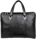 Briefcase Genuine Leather Man Business Bag Oxhide File Package Large Capacity 15.6-inch Computer Waterproof