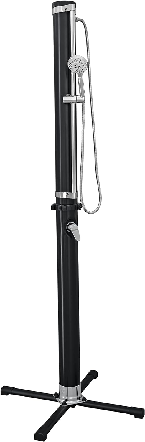 Bestway Flowclear SolarFlow 5 Gal Solar-Heated Outdoor Shower | Portable, Outside Shower Station Fixture | Great for Camping, Pool Area, Beach House