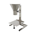 3.1inch Stainless Steel Feeding Hopper with Support Stand Manual Filling Package Funnel for Filling Powder Paste Liquid Granule