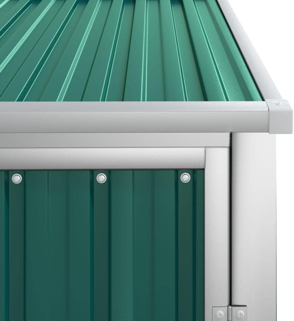 Outdoor Storage Garden Storage Room Outdoor Tool Shed Garden Tool Shed Green 34.6'x35'x63.4' Galvanized Steel for Gardens, backyards