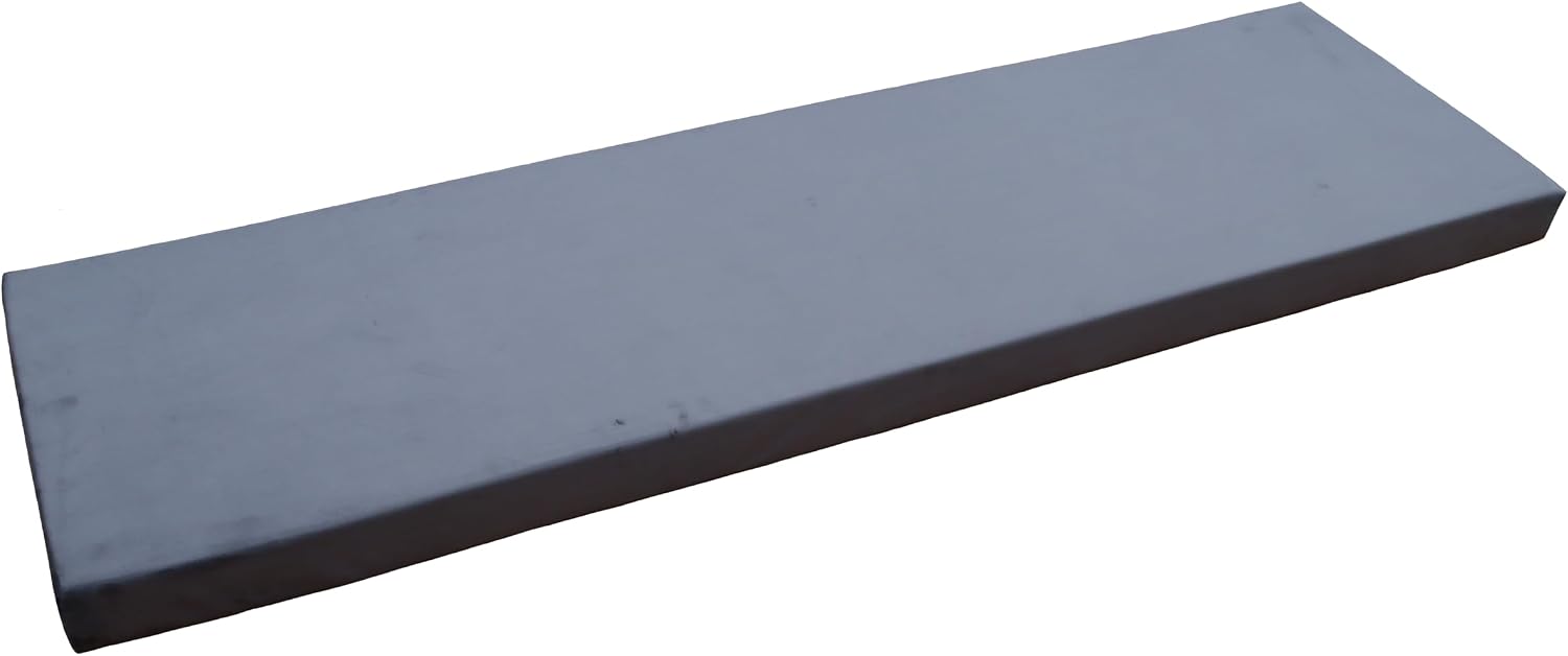Custom Bench Cushion 72Inch,Indoor Outdoor Patio Furniture Cushions,Non-Slip Bench Pads,Chair Cushion Sofa Pads for Piano Window Entryway Dining Seat,Optional Piping,Removable,Gray 24' X 72'X 2'