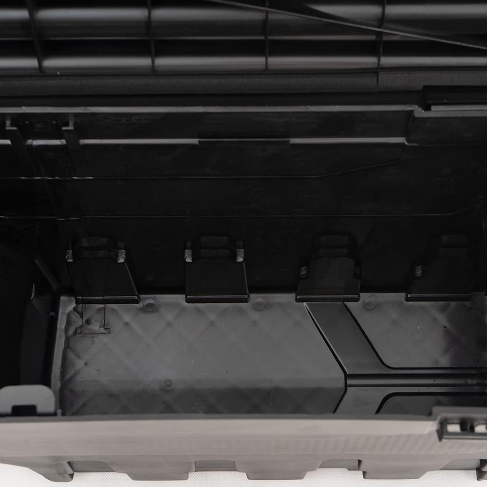 G-PLUS Truck Bed Storage Box Tool Box Compatible with 2007-2020 Toyota Tundra Black Rear Tool Box 2PCS Driver and Right Passenger Side