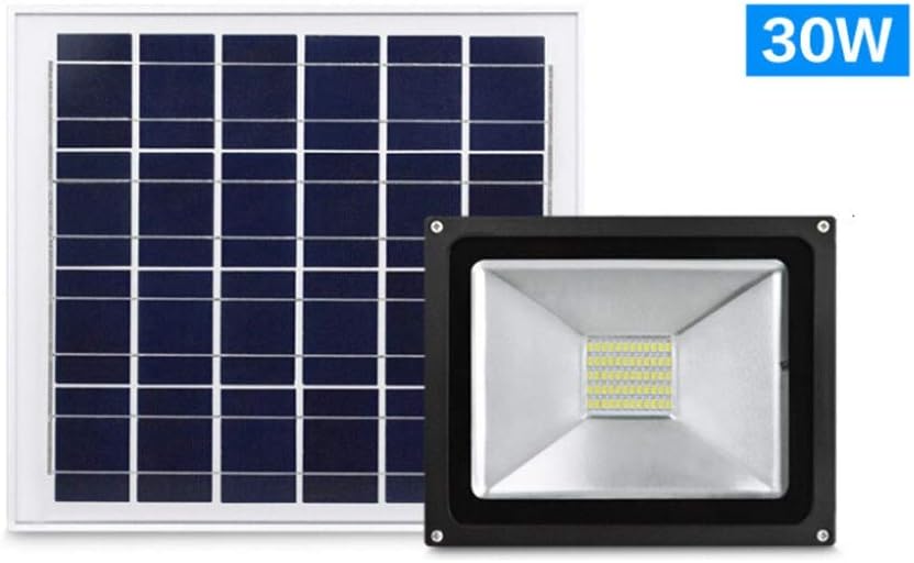 10W/20W/30W/50W LED Solar Waterproof Outdoor Spotlight Courtyard Home Wall Spotlight with High Brightness Aluminum Landscape Emergency Light