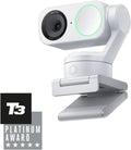 Insta360 Link 2 - PTZ 4K Webcam for PC/Mac, 1/2' Sensor, AI Tracking, HDR, AI Noise-Canceling Mic, Gesture Control for Streaming, Video Calls, Gaming, Works with Zoom, Teams, Twitch & More