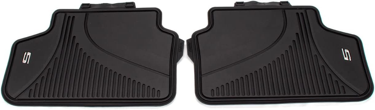 BMW 51472414219 All-Weather Floor Mats for G30 5 Series and F90 M5 (Set of 2 Rear Mats)