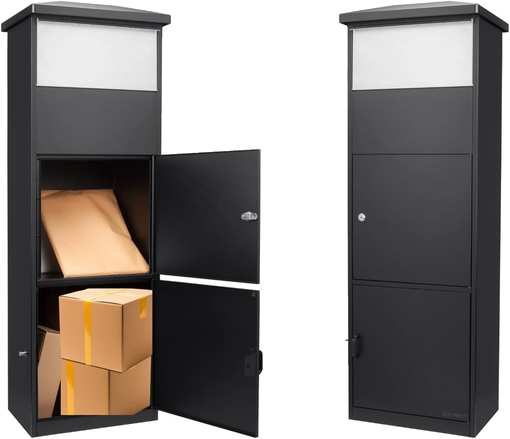MPB-600 Black Parcel Mail Drop Box,Bi
