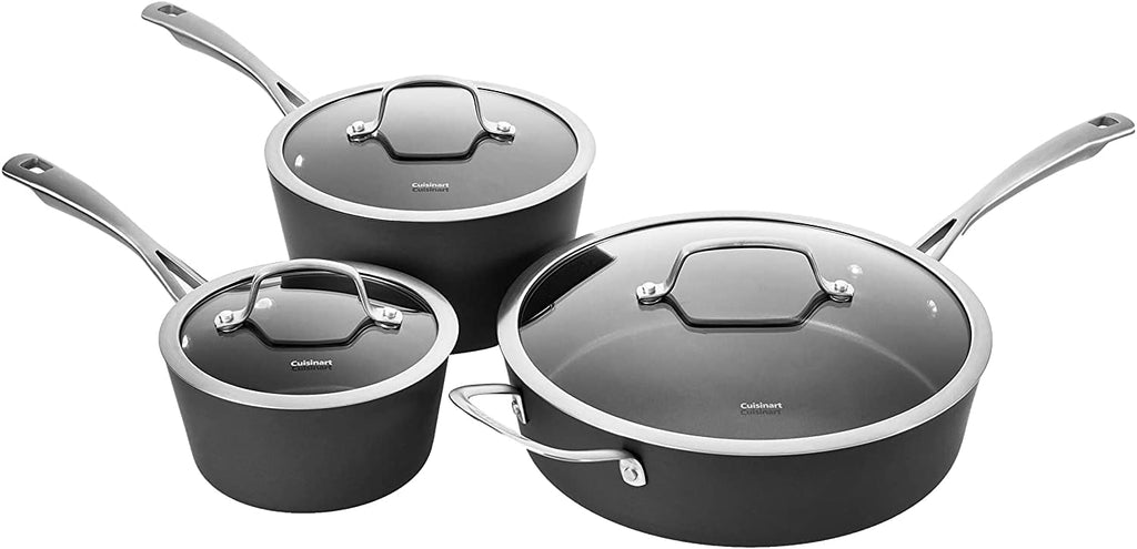 Cuisinart 62I-11 Cookware Set, Black, Medium