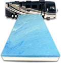 FoamRush 4-Inch Full (53' x 75') RV Mattress Replacement Gel Memory Foam, Medium Firm, Comfort, Pressure Relief and Support, Made in USA, Camper Trailer Truck, Cover Not Included