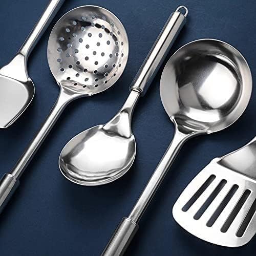 Kitchen Utensils Set, Cooking Utensils Set Stainless Steel Kitchen Cooking Utensil Set Cookware Colander Spoon Spatula Shovel Nonstick Cookware Set