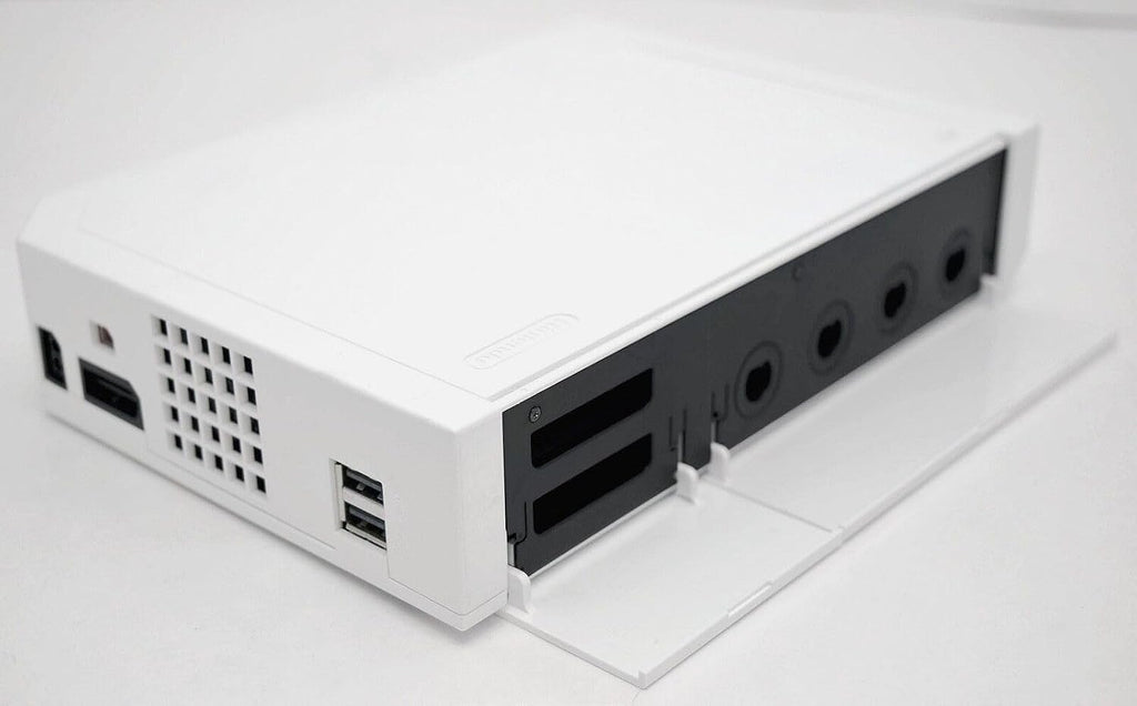 BOXED Nint endo Wii RVL-001 Console - White Retro Gaming System with Up-To-Date Wii-Mote Controller Bundle (Renewed)