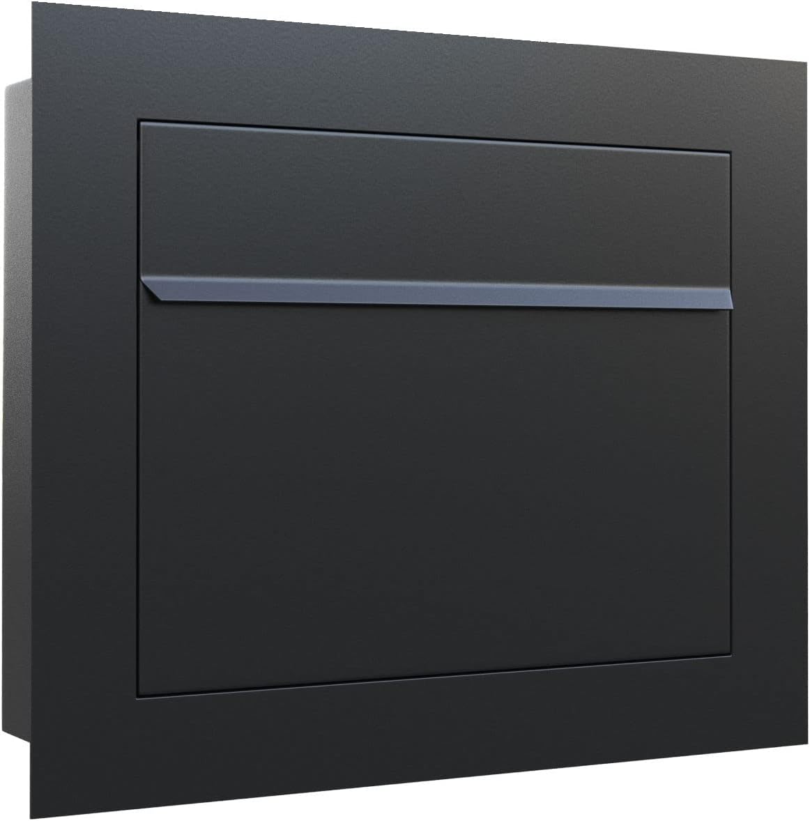 SORA - Modern Built-in Black Mailbox