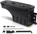 G-PLUS Truck Bed Storage Tool Box Right Passenger Side Compatible with Chevy Silverado/GMC Sierra 1500 2500 3500 1999 2000 2001 2002 2003 2004 2005 2006 2007 Black