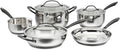 Cuisinart RADIANT PRO 8-Piece Stainless with Brushed Titanium Finish Cookware Set
