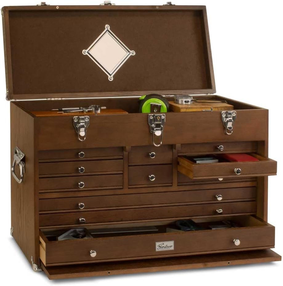 Gerstner International GI-T24-D 11-Drawer Top Chest and GI-T12-D 4-Drawer Mini Chest Combo Set