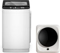 Zynkez 25Lbs Washer and 10Lbs Dryer Combo, Full Automatic Portable Laundry Set with 10 Wash Programs, 5 Dry Modes, Stainless Steel Tub, Compact for Apartments, Dorms, RVs