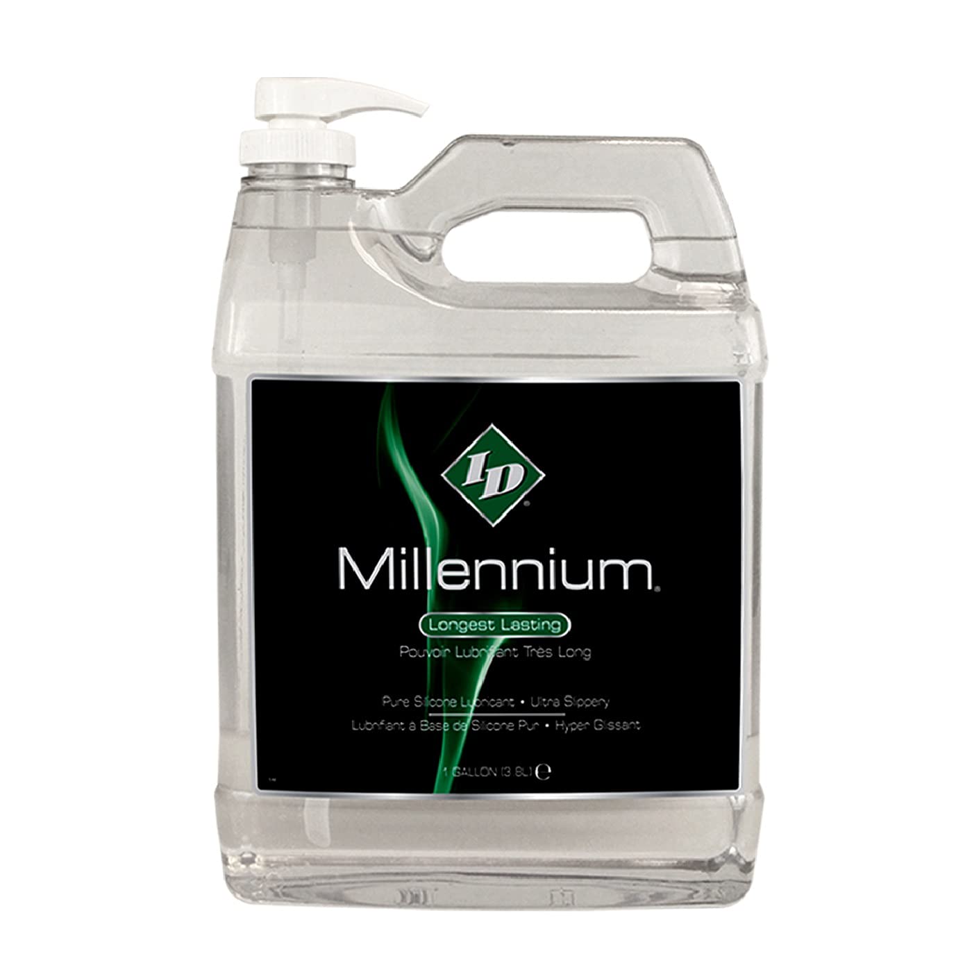 ID Lubricants ID Millennium Silicone-Based Personal Lubricant, 3/Black, 128 Fl Oz