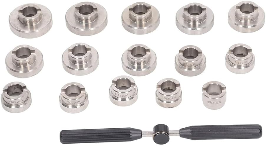 Watch Back Cover Opener Kit with 15 Pcs Dies and Storage Box - Watch Repair Tool for Easy Case Opening