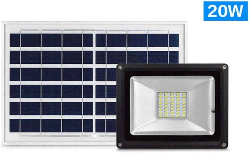 10W/20W/30W/50W LED Solar Waterproof Outdoor Spotlight Courtyard Home Wall Spotlight with High Brightness Aluminum Landscape Emergency Light