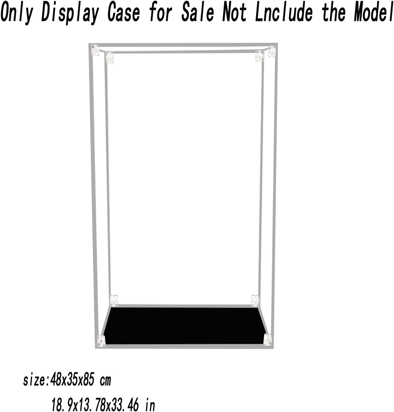 Acrylic Display Case for Lego 10333 18.9x13.78x33.46inch (48x35x85cm)(NOT Included The Model)
