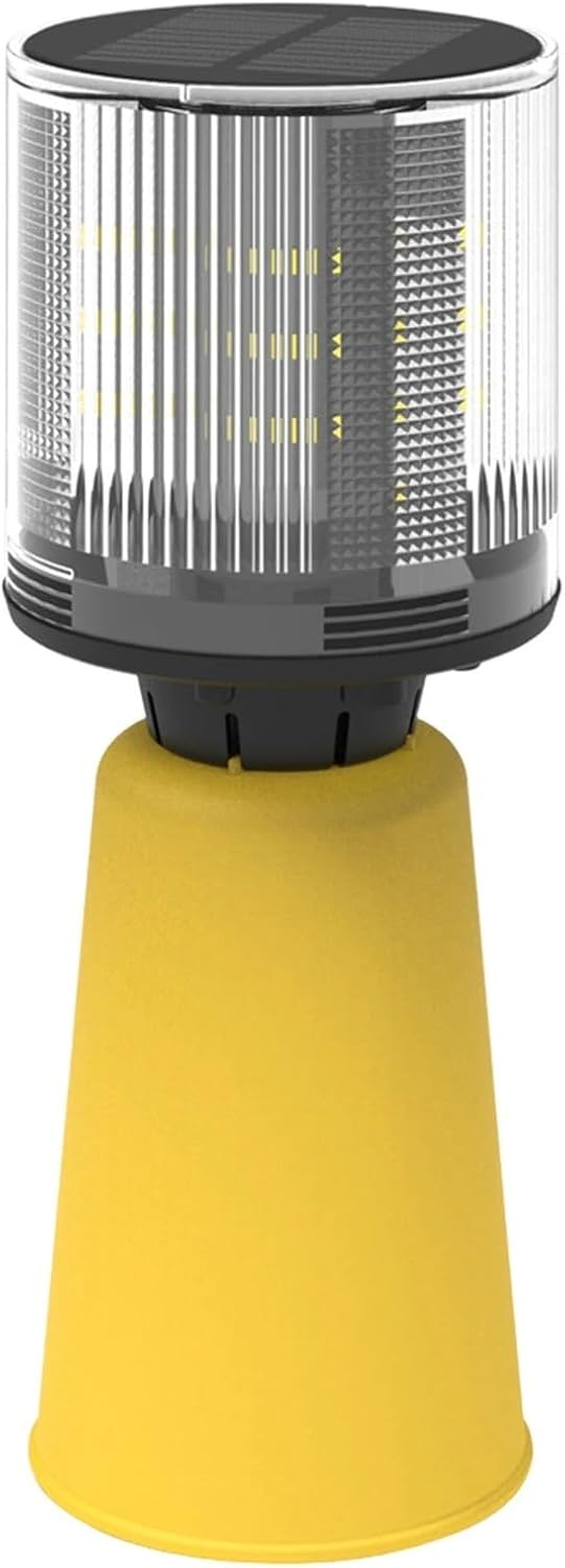 1pc Solar LED Emergency Light Waterproof Solar Traffic Tower Crane Warning Light Construction Site Harbor Road Lamp