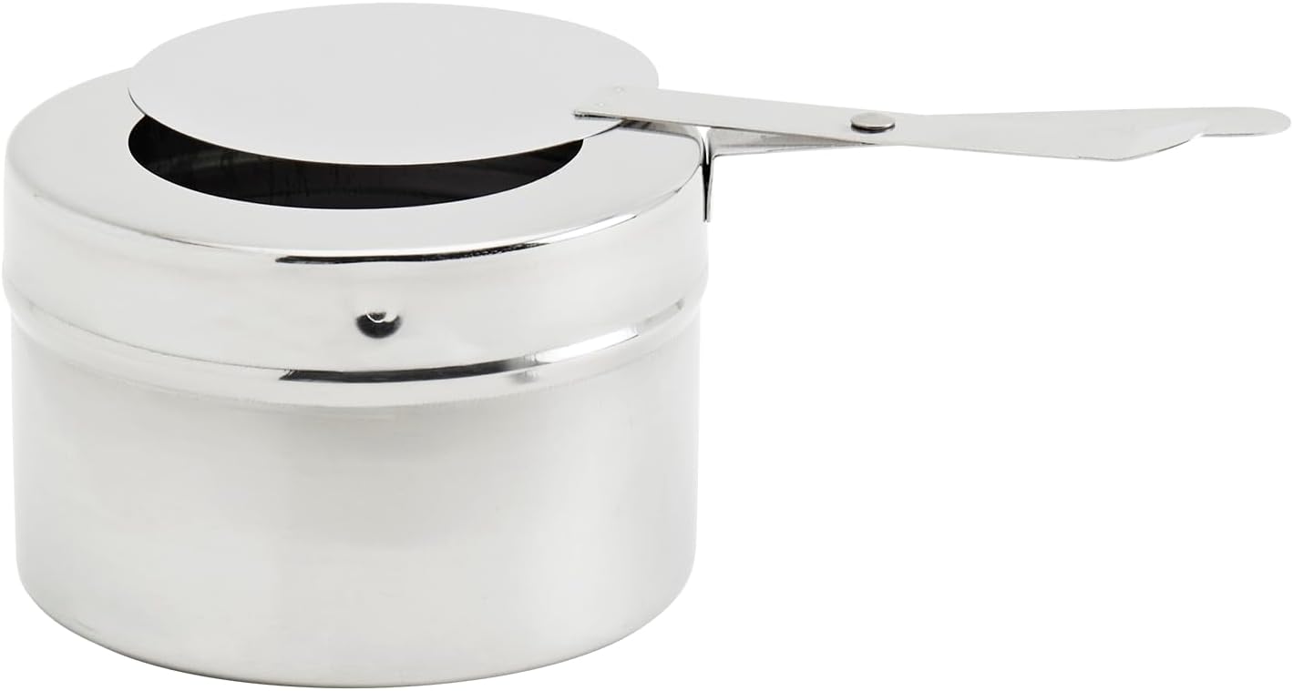 Denmark Tools for Cooks Celebrations Cookware Collection 6 Piece 9.5-Quart Heavy Gauge Stainless Steel Rectangular Chafing Dish Set with Hydraulic Soft Close Glass Lid for Entertaining & Catering