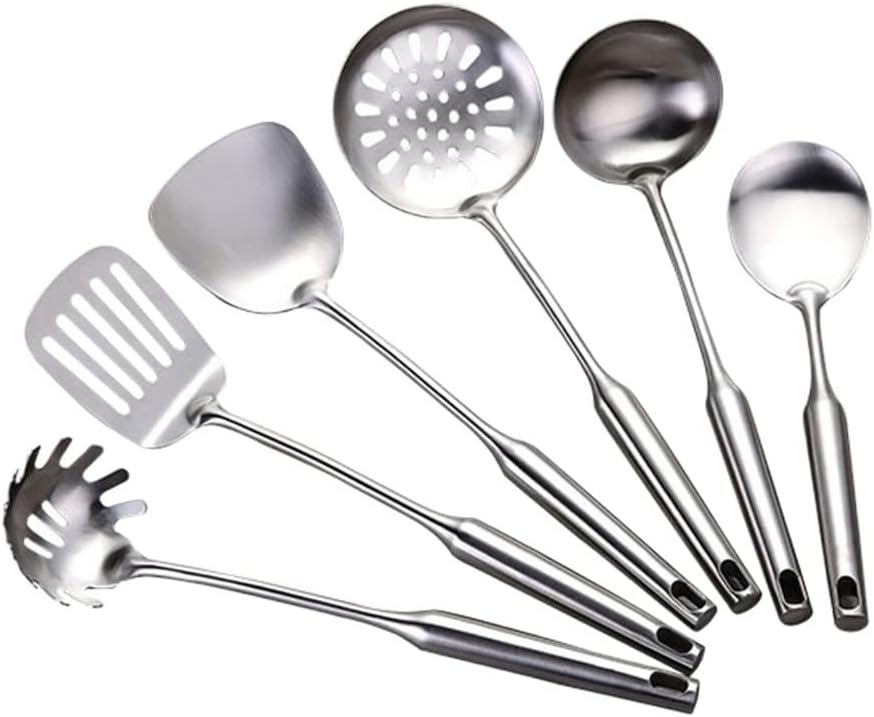 TOEWOE Kitchen Utensils Set, Cooking Utensils Set, Stainless Steel Utensils Set, Nonstick Kitchen Utensils Cookware Set, Kitchen Gadgets Kitchen Tool Set Gift (4 Pieces)