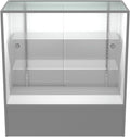 36' W x 18' D x 38' H - Reatil Display Case, Full Vision Display case with LED Llights
