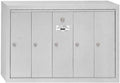 Salsbury Industries Mailbox, Aluminum, Powder Coated, 5 Doors, Surface, 3505ASU - 1 Each