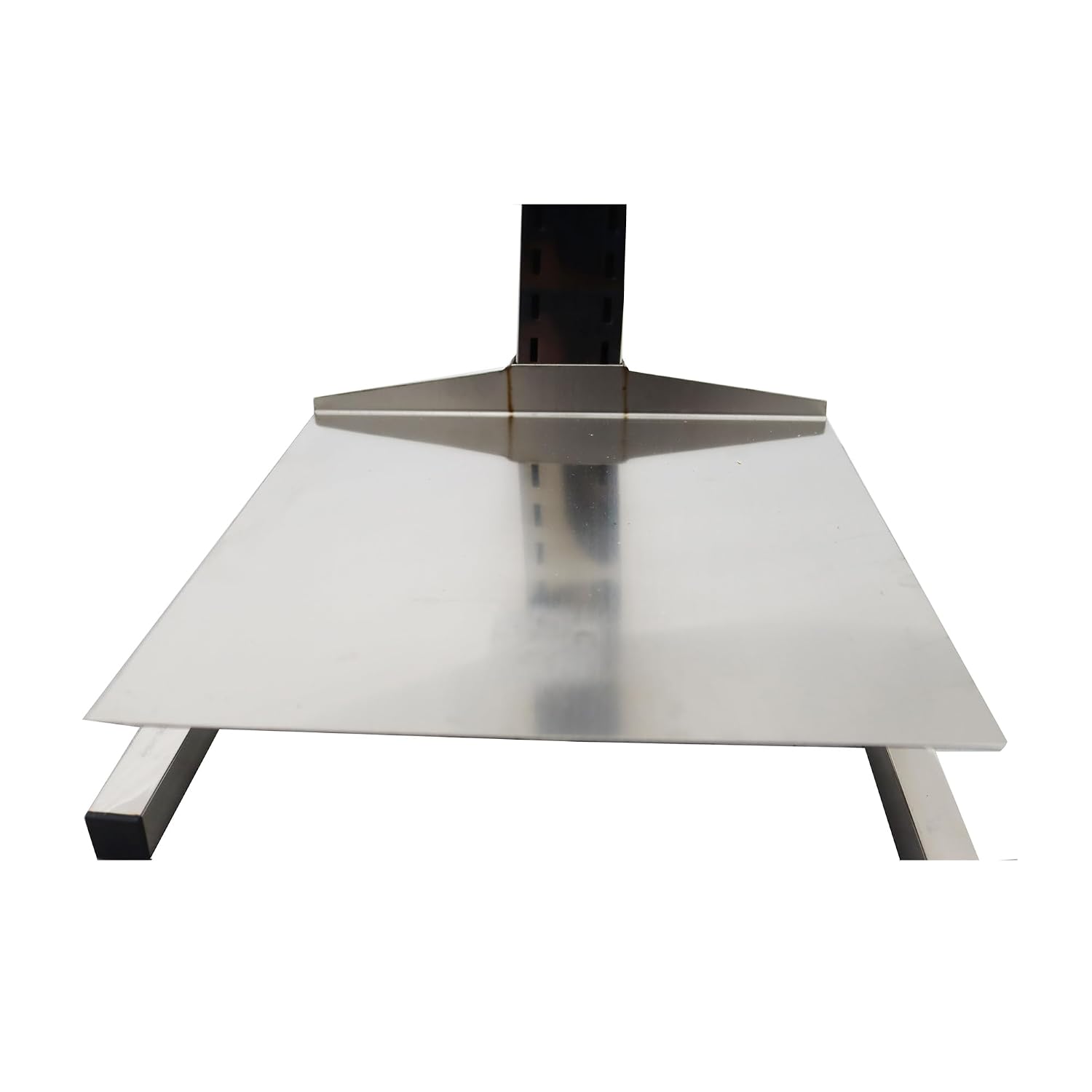 3.1inch Stainless Steel Feeding Hopper with Support Stand Manual Filling Package Funnel for Filling Powder Paste Liquid Granule