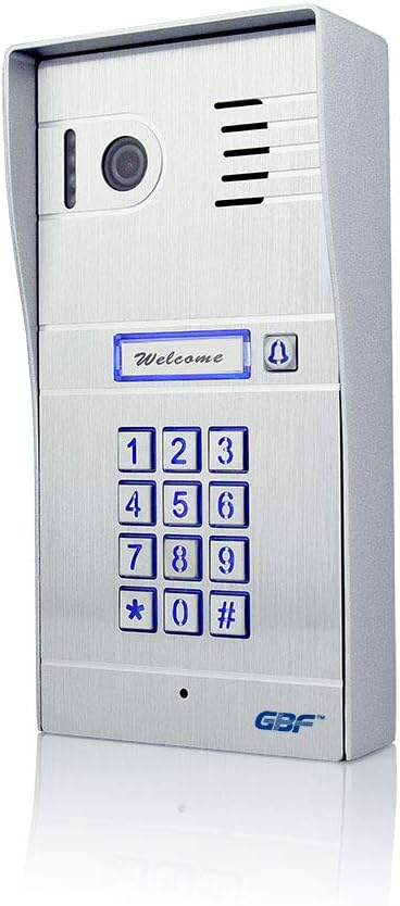 GBF Smart Video Door Phone & Doorbell Intercom System Kit,1080P HD, Smart Keypad, One 7' Touch Monitor (One 3rd gen IP Door Station PL963PM and one Upgraded IP Indoor Monitor MR930M)