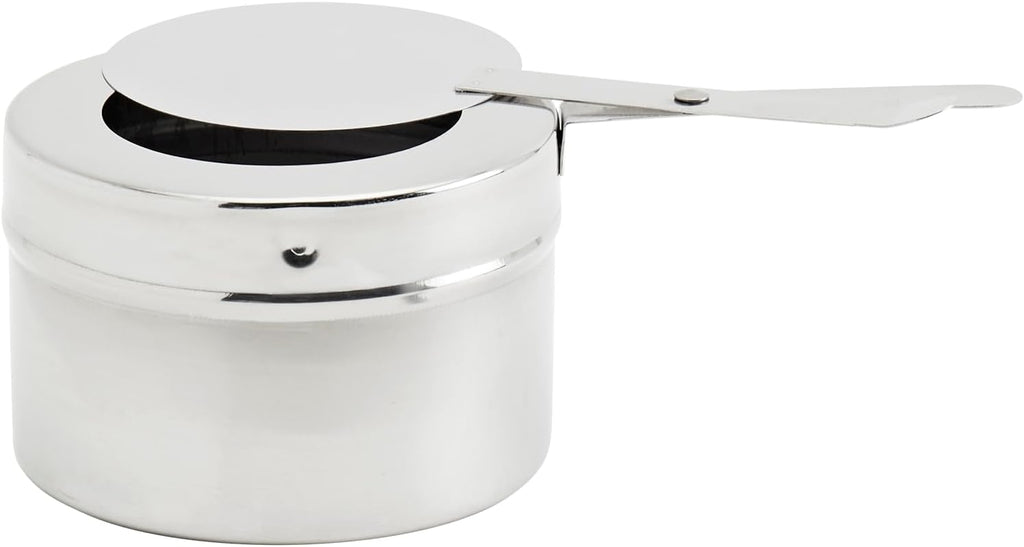 Denmark Tools for Cooks Celebrations Cookware Collection 5 Piece 6.3-Quart Heavy Gauge Stainless Steel Square Chafing Dish Set with Hydraulic Soft Close Glass Lid for Entertaining & Catering