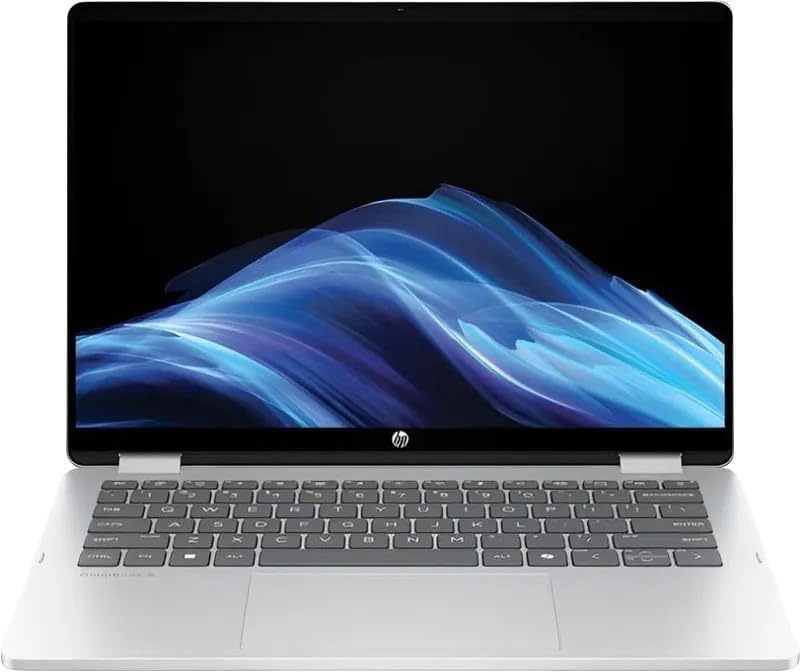 HP 2025 OmniBook 5 Flip 2-in-1 14' WUXGA IPS Touchscreen Laptop 10-Core Intel Core 7 150U 16GB LPDDR5 512GB NVMe SSD USB-C w/DP WiFi AX BT Webcam HDMI2.1 Backlit KB Windows 11 Home w/RE USB