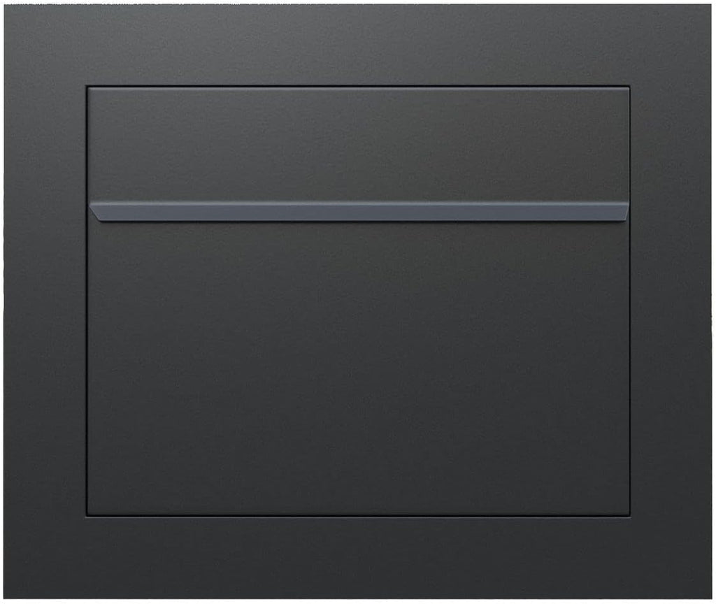 SORA - Modern Built-in Black Mailbox