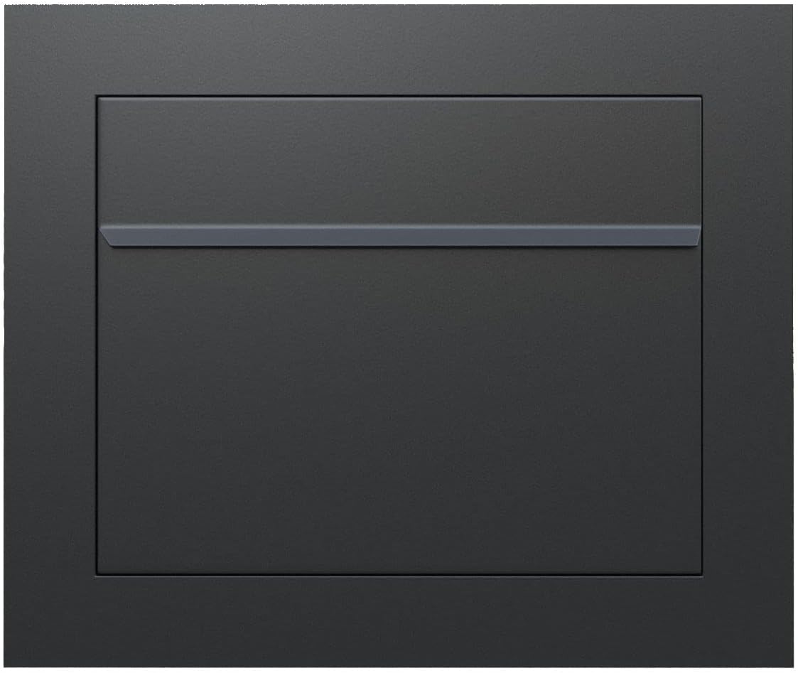 SORA - Modern Built-in Black Mailbox