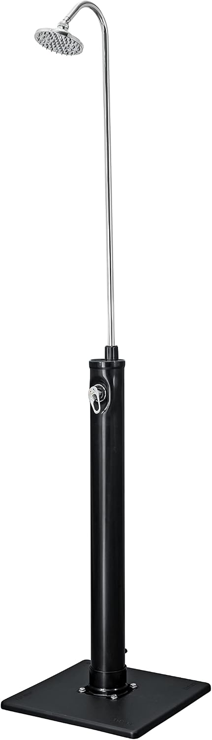 Bestway Flowclear SolarFlow 2 Gal Solar-Heated Outdoor Shower | Portable, Outside Shower Station Fixture | Great for Camping, Pool Area, Beach House